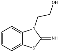 3(2H)-Benzothiazoleethanol,2-imino-(9CI) Struktur