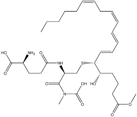 LEUKOTRIENE C4 METHYL ESTER Struktur