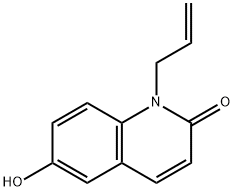 2(1H)-Quinolinone,6-hydroxy-1-(2-propenyl)-(9CI) Struktur