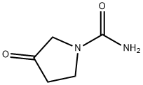 1-Pyrrolidinecarboxamide,3-oxo-(9CI) Struktur