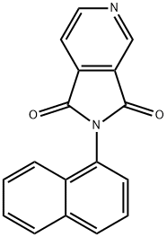 N-(1-Naphtyl)-3,4-pyridinedicarbimide Struktur