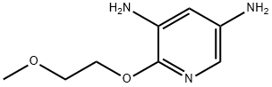 3,5-Pyridinediamine,2-(2-methoxyethoxy)-(9CI) Struktur