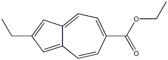 6-Azulenecarboxylicacid,2-ethyl-,ethylester(5CI) Struktur