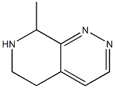 8-Methyl-5,6,7,8-tetrahydro-pyrido[3,4-c]pyridazine Struktur