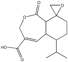 Heptelidic acid Struktur