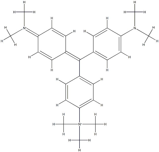 Methyl green Struktur