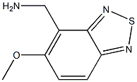 2,1,3-Benzothiadiazole-4-methanamine,5-methoxy-(9CI) Struktur