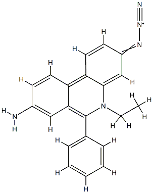 3-azidoethidium Struktur