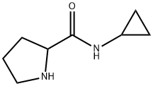 2-Pyrrolidinecarboxamide,N-cyclopropyl-(9CI) Struktur