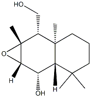 (1aR,6aβ,7aβ)-Decahydro-7α-hydroxy-1aβ,2aα,6,6-tetramethylnaphth[2,3-b]oxirene-2α-methanol Struktur