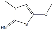 2(3H)-Thiazolimine,5-methoxy-3-methyl-(9CI) Struktur