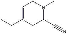 2-Pyridinecarbonitrile,4-ethyl-1,2,3,6-tetrahydro-1-methyl-(9CI) Struktur