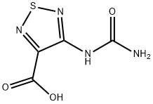 1,2,5-Thiadiazole-3-carboxylicacid,4-[(aminocarbonyl)amino]-(9CI) Struktur