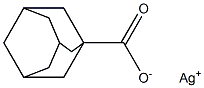 Tricyclo[3.3.1.13,7]decane-1-carboxylic acid silver(I) salt Struktur