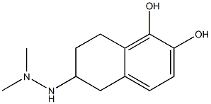 1,2-Naphthalenediol,6-(2,2-dimethylhydrazino)-5,6,7,8-tetrahydro-(9CI) Struktur