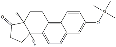 (14β)-3-[(Trimethylsilyl)oxy]estra-1,3,5,7,9-penten-17-one Struktur