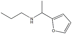 2-Furanmethanamine,alpha-methyl-N-propyl-(9CI) Struktur