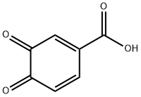 1,5-Cyclohexadiene-1-carboxylicacid,3,4-dioxo-(7CI,9CI) Struktur