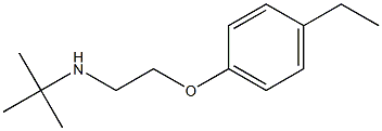 2-Propanamine,N-[2-(4-ethylphenoxy)ethyl]-2-methyl-(9CI) Struktur