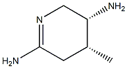 2,5-Pyridinediamine,3,4,5,6-tetrahydro-4-methyl-,(4R,5R)-rel-(9CI) Struktur