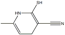 3-Pyridinecarbonitrile,1,4-dihydro-2-mercapto-6-methyl-(9CI) Struktur