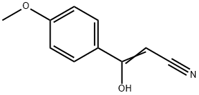 2-Propenenitrile,3-hydroxy-3-(4-methoxyphenyl)-(9CI) Struktur