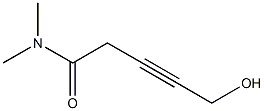 3-Pentynamide,5-hydroxy-N,N-dimethyl-(9CI) Struktur