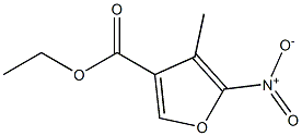 3-Furoicacid,4-methyl-5-nitro-,ethylester(5CI) Struktur