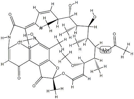 16,17-Didehydrorifamycin G Struktur