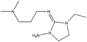 1,3-Propanediamine,N-(1-amino-3-ethyl-2-imidazolidinylidene)-N,N-dimethyl-(9CI) Struktur