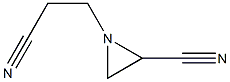 1-Aziridinepropanenitrile,2-cyano-(9CI) Struktur