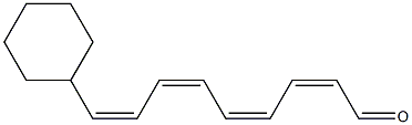 5,6-dihydro-1,1,5,9,13-desmethylretinal Struktur