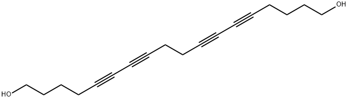 5,7,11,13-octadecatrayne-1,18-diol Struktur