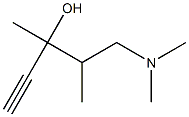 1-Pentyn-3-ol,5-(dimethylamino)-3,4-dimethyl-(9CI) Struktur