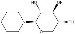 Piperidine, 1-ba-D-xylopyranosyl- (9CI) Struktur