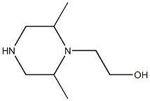 1-Piperazineethanol,2,6-dimethyl-(9CI) Struktur