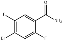 4-bromo-2,5-difluorobenzamide Struktur