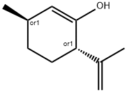 1-Cyclohexen-1-ol, 3-methyl-6-(1-methylethenyl)-, (3R,6S)-rel- (9CI) Struktur