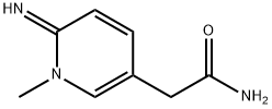 3-Pyridineacetamide,1,6-dihydro-6-imino-1-methyl-(9CI) Struktur