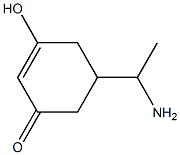 2-Cyclohexen-1-one,5-(1-aminoethyl)-3-hydroxy-(9CI) Struktur