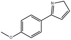 2H-Pyrrole,5-(4-methoxyphenyl)-(9CI) Struktur