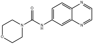 4-Morpholinecarboxamide,N-6-quinoxalinyl-(9CI) Struktur