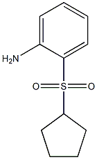 2-(cyclopentylsulfonyl)aniline Struktur