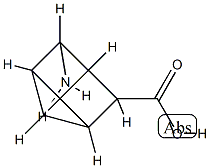 4-Azatetracyclo[4.2.0.02,5.03,8]octane-7-carboxylicacid,stereoisomer(9CI) Struktur