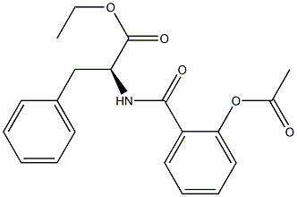 aspirin phenylalanine ethyl ester Struktur