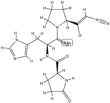 thyrotropin releasing hormone diazomethyl ketone Struktur