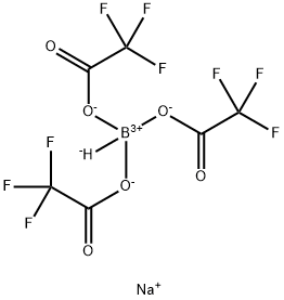 Acetic acid, trifluoro-, boron complex Struktur