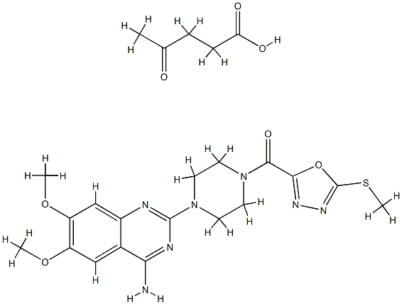 tiodazosin levulinate Struktur