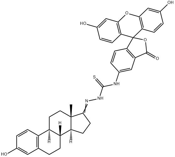 17-fluorescein estrone Struktur