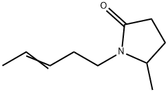 2-Pyrrolidinone,5-methyl-1-(3-pentenyl)-(9CI) Struktur